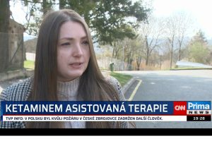 CNN Prima News | Kláře po letech pomohla až ketaminem asistovaná terapie